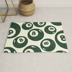 The 8 Ball Clubhouse Old Money Green Rug Gallery Image 1