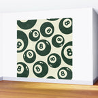 The 8 Ball Clubhouse Old Money Green Wall Mural Gallery Image 2