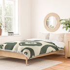 The 8 Ball Clubhouse Old Money Green Duvet Cover Gallery Image 2