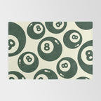 The 8 Ball Clubhouse Old Money Green Rug Gallery Image 2