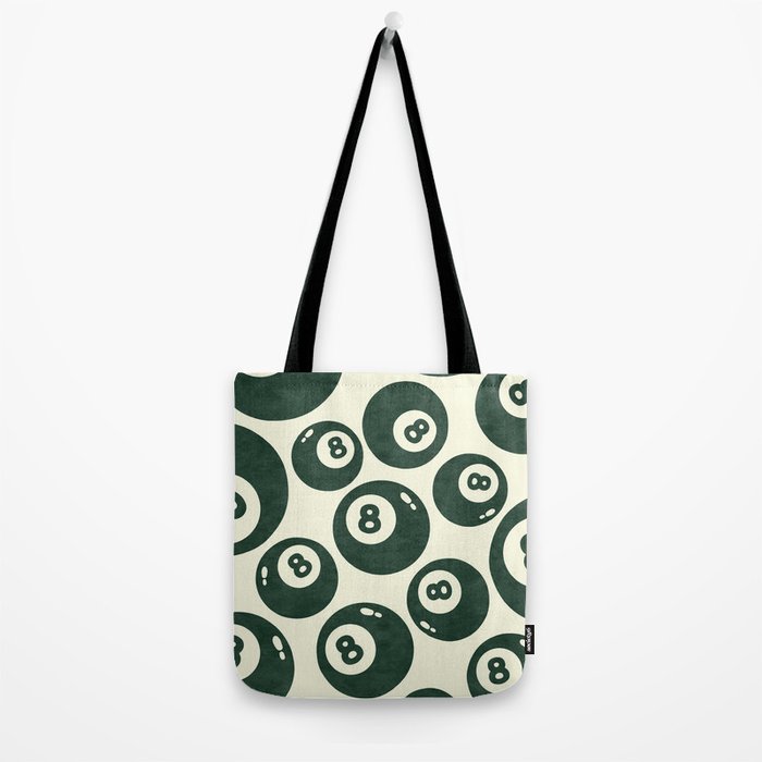 The 8 Ball Clubhouse Old Money Green Tote Bag Gallery Image 2
