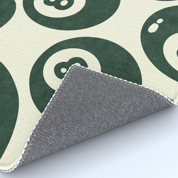The 8 Ball Clubhouse Old Money Green Rug Gallery Image 4
