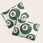 The 8 Ball Clubhouse Old Money Green Pillow Sham Gallery Image 3