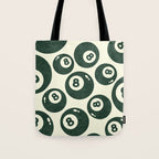The 8 Ball Clubhouse Old Money Green Tote Bag Gallery Image 1