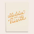 Il dolce far niente (The sweetness of doing nothing) - Orange Notebook Gallery Image 4