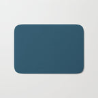Beautiful Blue Ocean Solid Color Bath Mat Gallery Image 1