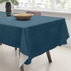 Beautiful Blue Ocean Solid Color Tablecloth Gallery Image 3