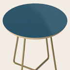 Beautiful Blue Ocean Solid Color Side Table Gallery Image 2