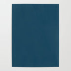 Beautiful Blue Ocean Solid Color Poster Gallery Image 4