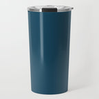 Beautiful Blue Ocean Solid Color Travel Mug Gallery Image 1