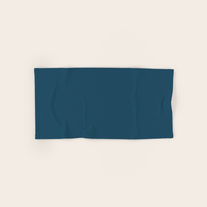 Beautiful Blue Ocean Solid Color Bath Towel Gallery Image 1