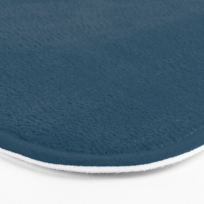 Beautiful Blue Ocean Solid Color Bath Mat Gallery Image 3