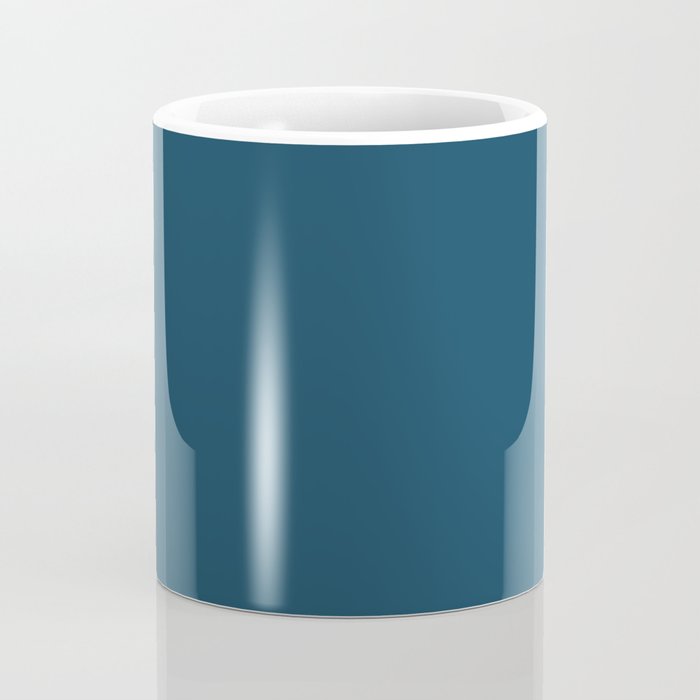 Beautiful Blue Ocean Solid Color Coffee Mug Gallery Image 4