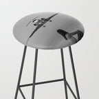 Steady As She Goes IV; aircraft coming in for an island landing black and white photography photographs photograph Stool Gallery Image 2