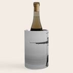 Steady As She Goes IV; aircraft coming in for an island landing black and white photography photographs photograph Wine Chiller Gallery Image 2