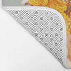 I Saw You Flower in the reflection of my Soul Bath Mat Gallery Image 2