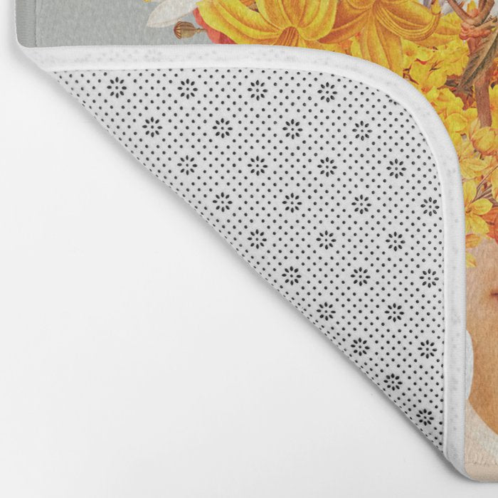 I Saw You Flower in the reflection of my Soul Bath Mat Gallery Image 2