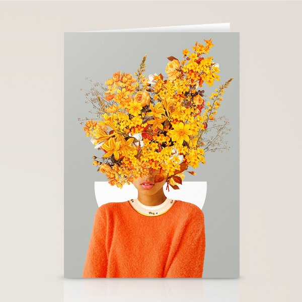 I Saw You Flower in the reflection of my Soul Stationery Card Gallery Image 2