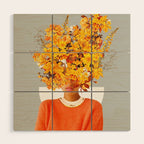 I Saw You Flower in the reflection of my Soul Wood Wall Art Gallery Image 1