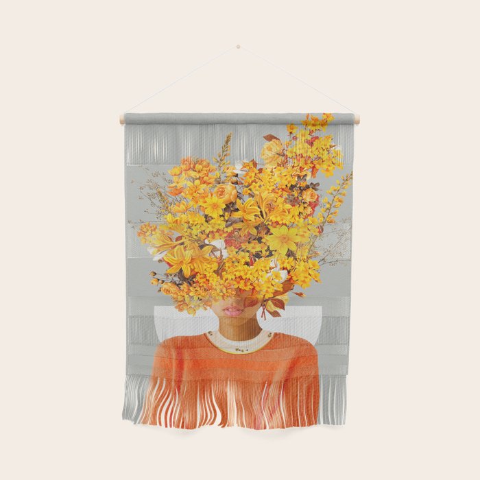 I Saw You Flower in the reflection of my Soul Wall Hanging Gallery Image 1