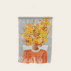 I Saw You Flower in the reflection of my Soul Wall Hanging Gallery Image 1