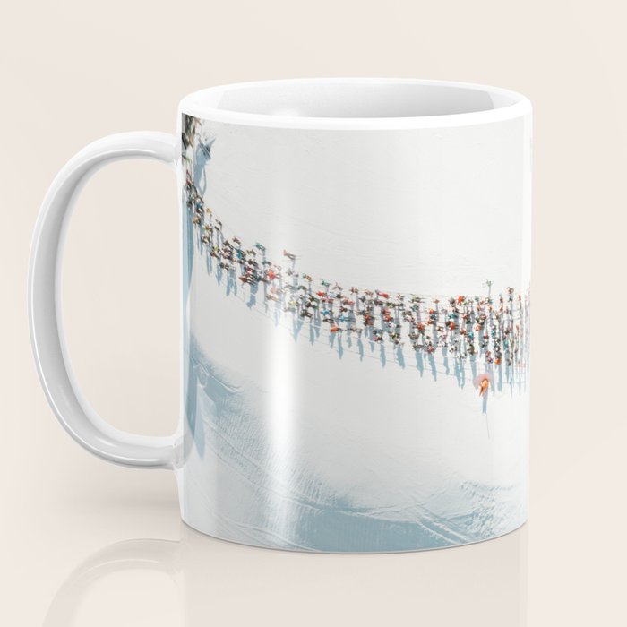 Aerial shot of ski resort Coffee Mug Gallery Image 3
