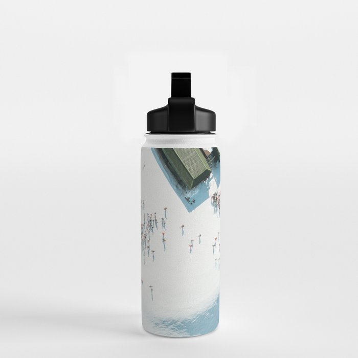 Aerial shot of ski resort Water Bottle Gallery Image 2