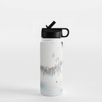 Aerial shot of ski resort Water Bottle Gallery Image 1