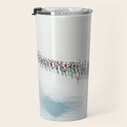 Aerial shot of ski resort Travel Mug Gallery Image 3