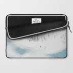 Aerial shot of ski resort Laptop Sleeve Gallery Image 2