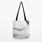 Aerial shot of ski resort Tote Bag Gallery Image 2