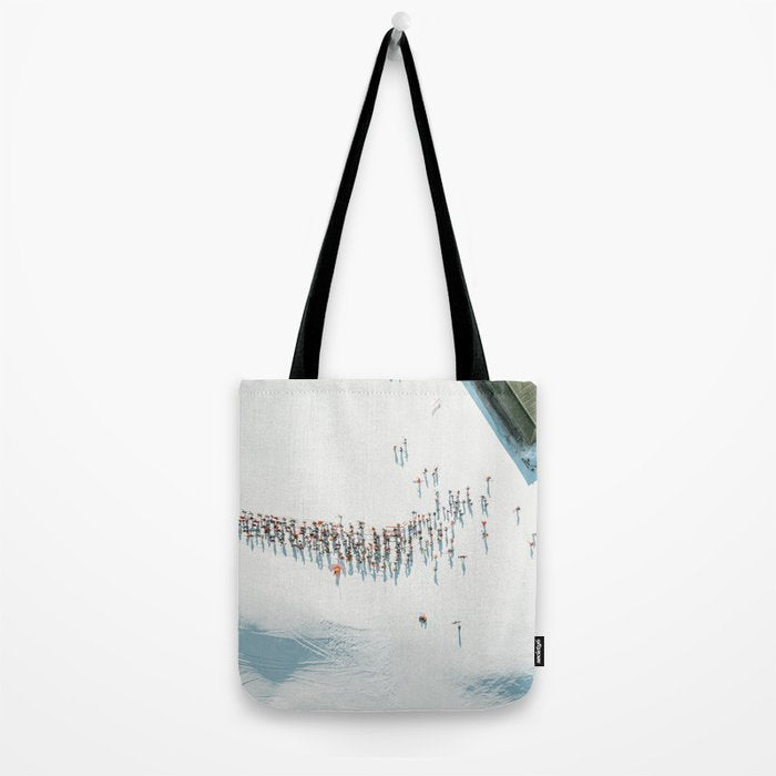 Aerial shot of ski resort Tote Bag Gallery Image 2