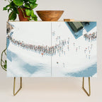 Aerial shot of ski resort Credenza Gallery Image 1