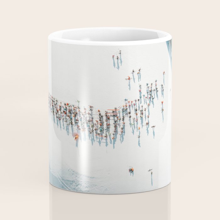 Aerial shot of ski resort Coffee Mug Gallery Image 4