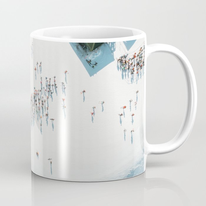 Aerial shot of ski resort Coffee Mug Gallery Image 1