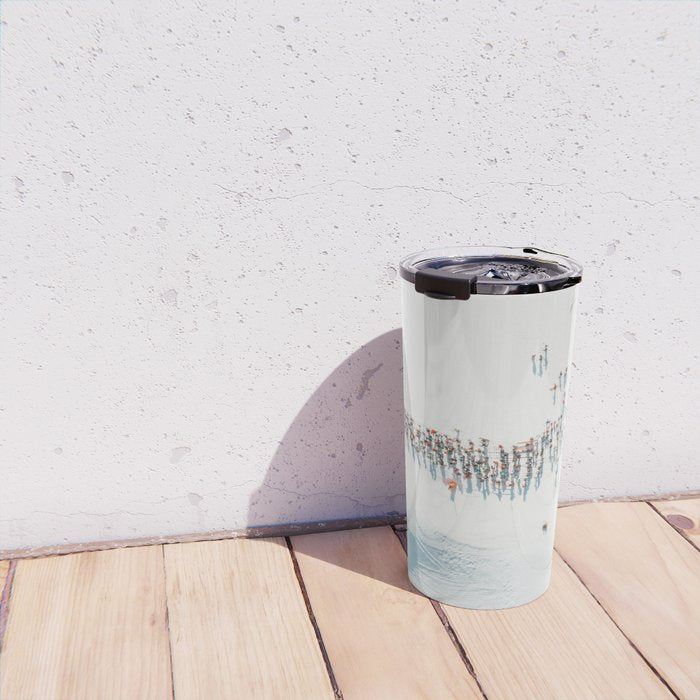 Aerial shot of ski resort Travel Mug Gallery Image 4