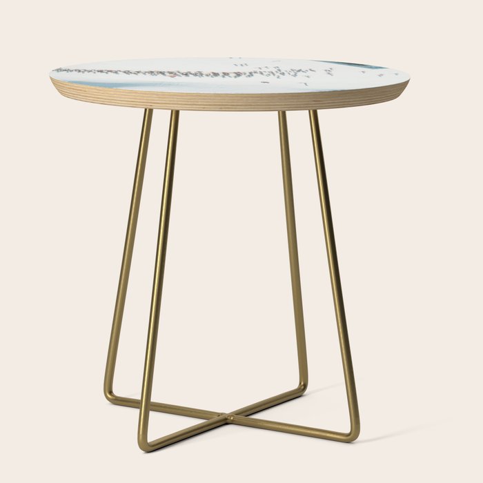 Aerial shot of ski resort Side Table Gallery Image 1
