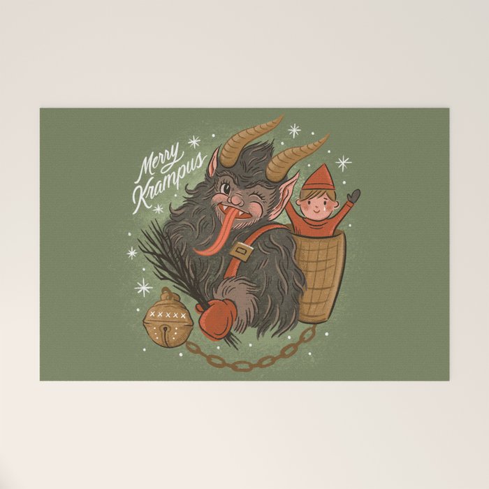 Merry Krampus Welcome Mat Gallery Image 1