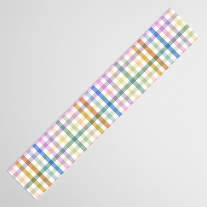 Rainbow Check Bliss Table Runner Gallery Image 3