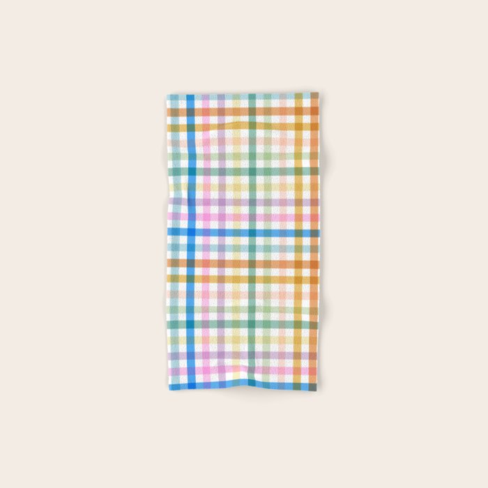Rainbow Check Bliss Bath Towel Gallery Image 1