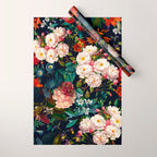 Midnight Garden XXV Wrapping Paper Gallery Image 1