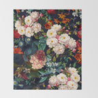 Midnight Garden XXV Throw Blanket Gallery Image 2