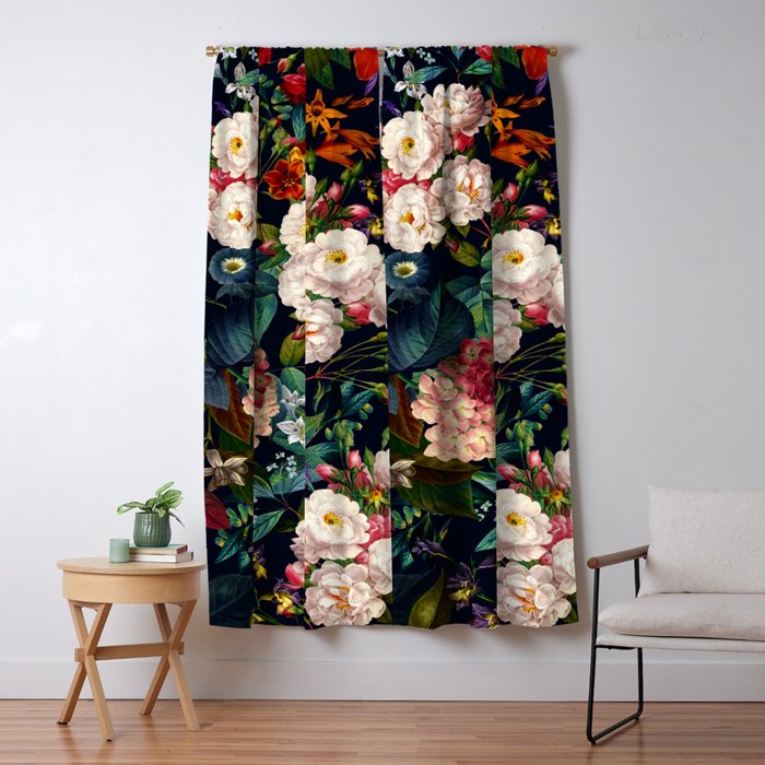 Midnight Garden XXV Window Curtain Gallery Image 5