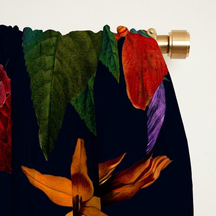 Midnight Garden XXV Window Curtain Gallery Image 2
