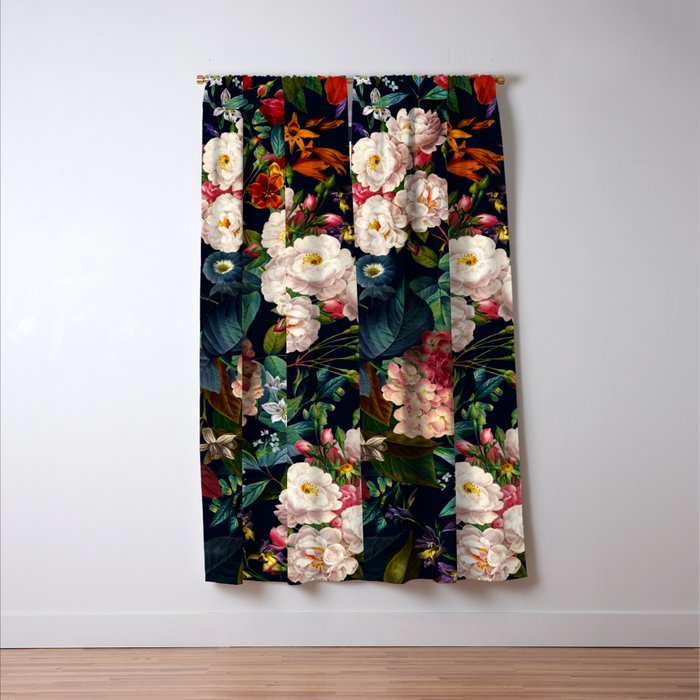 Midnight Garden XXV Window Curtain Gallery Image 3