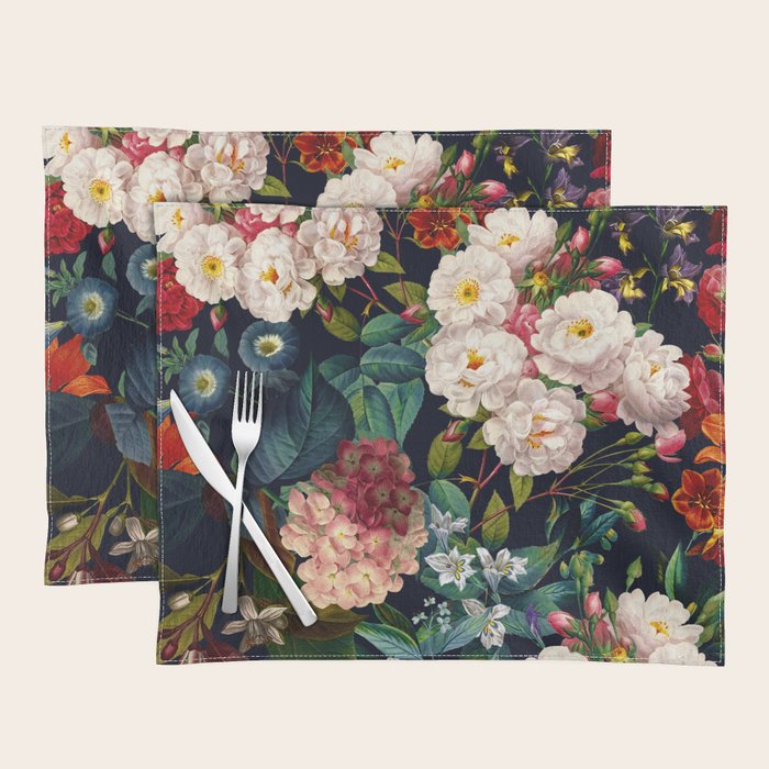 Midnight Garden XXV Placemat Gallery Image 1