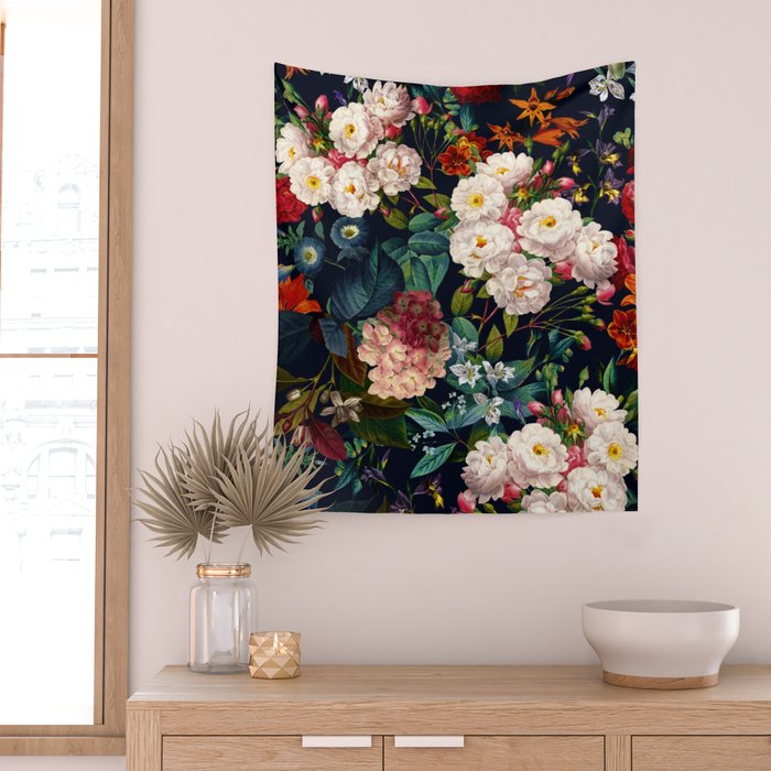 Midnight Garden XXV Wall Tapestry Gallery Image 2