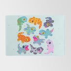 Tokay gecko - bright Rug Gallery Image 2