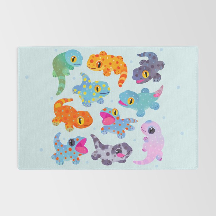 Tokay gecko - bright Rug Gallery Image 2