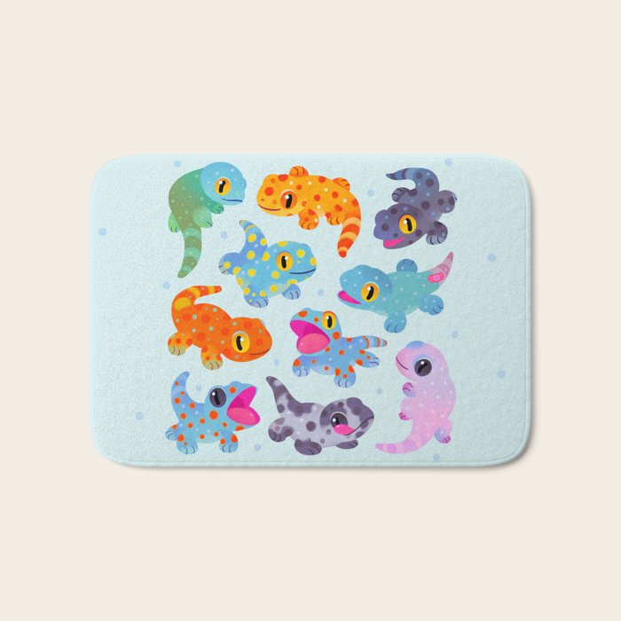 Tokay gecko - bright Bath Mat Gallery Image 1